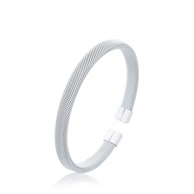 La pulsera inoxidable bohemia del brazalete del invierno abofetea el color blanco para la adolescencia