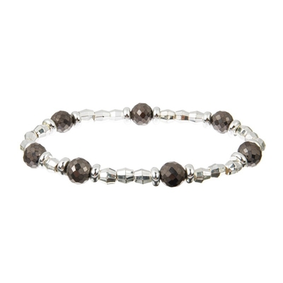 Pulseras de plata cristalinas de cristal de las gotas del OEM, pulsera adolescente del estilo de Boho