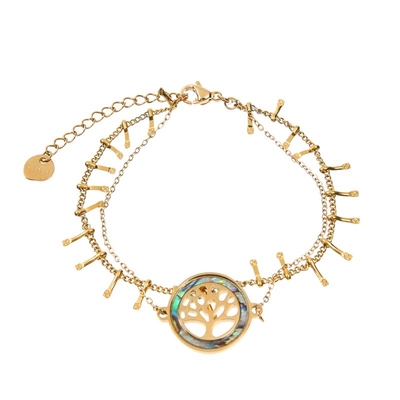El oro de Shell Charm 14K del olmo plateó el regalo simple minimalista de la joyería de Boho de la cadena