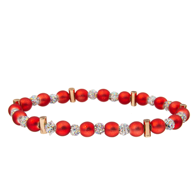 7 pulseras hechas a mano de las gotas de los colores con Crystal Ball