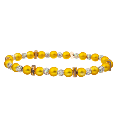 7 pulseras hechas a mano de las gotas de los colores con Crystal Ball