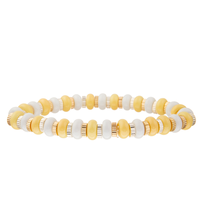 El oro plateó las pulseras moldeadas hechas a mano amarillas de la borla de la alambrada fijó el encanto de DIY para las mujeres