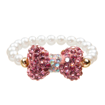 Sistema hecho a mano de las pulseras de las gotas de la corbata de lazo preciosa