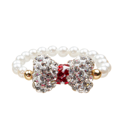 Sistema hecho a mano de las pulseras de las gotas de la corbata de lazo preciosa