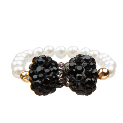 Sistema hecho a mano de las pulseras de las gotas de la corbata de lazo preciosa