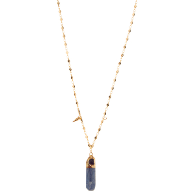 Las mujeres pendientes del Zircon del collar de la piedra preciosa dorada forman al proveedor de cadena de la joyería del collar