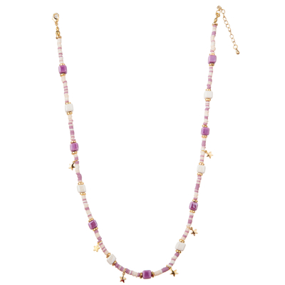 Collar dorado moldeado multicolor de la alambrada 14K con la mariposa/la flor/el corazón/el colgante de Shell/de la estrella