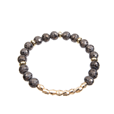 pulsera de cobre amarillo de la gota de 8m m