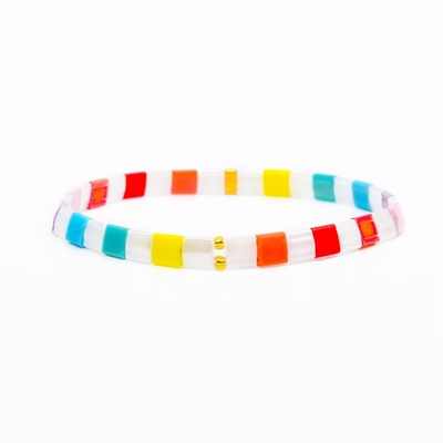 La ronda forma el regalo de Miyuki Tila Bracelet el 16-22cm Prefert para las mujeres