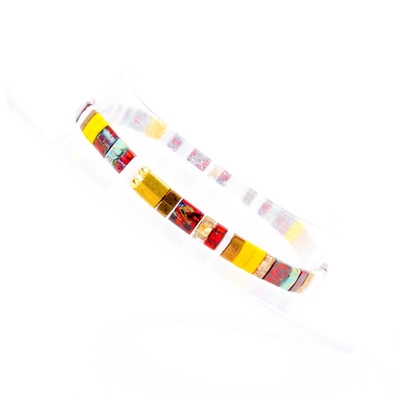Multicolor hecho a mano Tila de la pulsera unisex estándar de la gota de la UE para el regalo