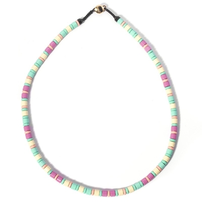 Modelo geométrico del collar multicolor material del ahogador de la aleación para la señora