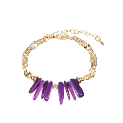 Estándar de la UE LOS E.E.U.U. de Shell Beads Bracelet Adjustable Rope de la joyería del color del beso