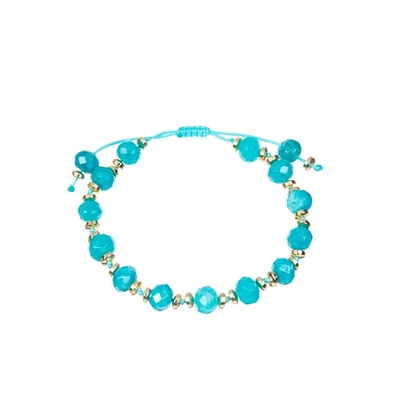 La pulsera anudada secuencia ajustable de la gota del OEM talló la forma para la señora