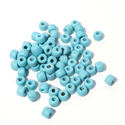 El Forte de la piedra preciosa de 100 colores gotea 6*8mm*2.0 agujerea modelos de DIY con la cuerda