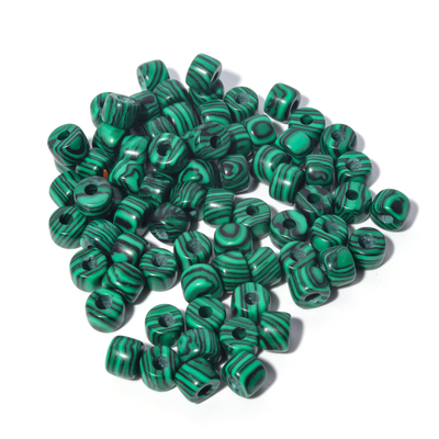 El Forte de la piedra preciosa de 100 colores gotea 6*8mm*2.0 agujerea modelos de DIY con la cuerda