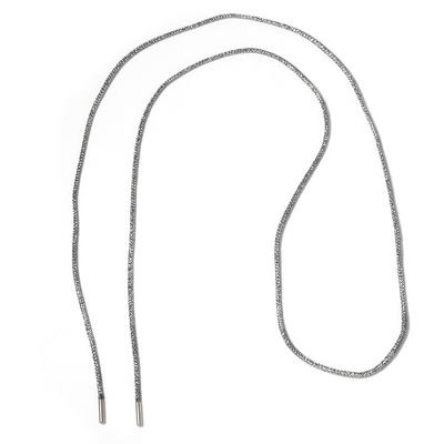 Hecho a mano de nylon del cordón los 84cm de la joyería del kc del collar libre del níquel tejido