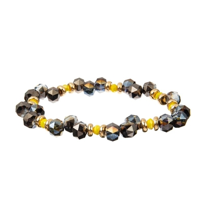 Crystal Bracelet Handmade Adjustable Size multicolor de una sola capa