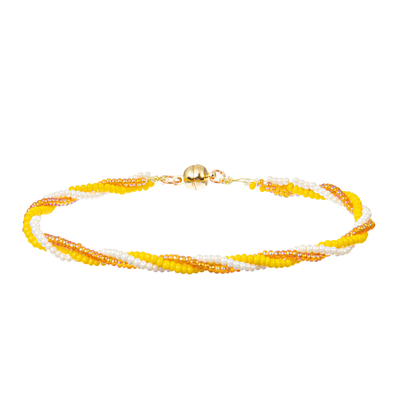 pulsera colorida de las gotas de la mezcla del 18.5cm fijada con los extremos de los imanes