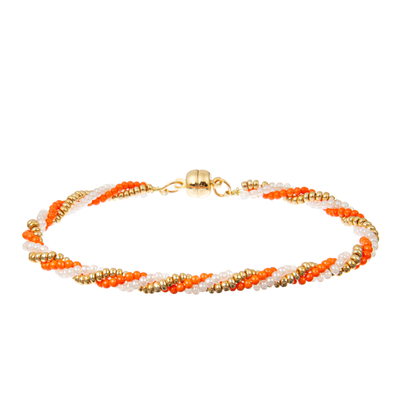 pulsera colorida de las gotas de la mezcla del 18.5cm fijada con los extremos de los imanes
