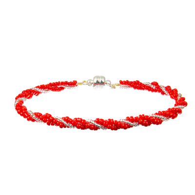 pulsera colorida de las gotas de la mezcla del 18.5cm fijada con los extremos de los imanes
