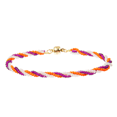 pulsera colorida de las gotas de la mezcla del 18.5cm fijada con los extremos de los imanes