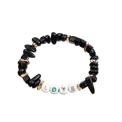 PVD plateó las pulseras hechas a mano de las gotas, pulsera elástica de la gota del esmalte del 18.5cm