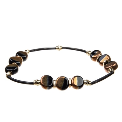 Pulsera elástica de la capa del día de fiesta multi de Halloween fijada con encanto de la araña y del Zircon