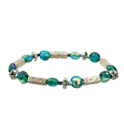 Las gotas de la forma de la luna con las gotas de cobre amarillo de plata dan a pulseras del arte la joyería creativa
