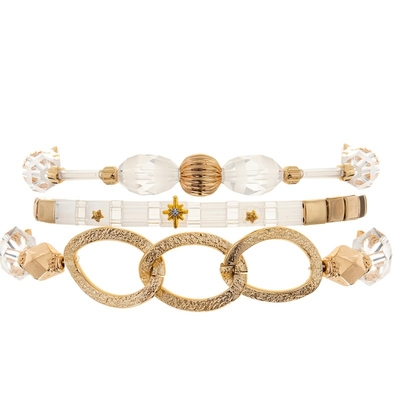 La amistad única atrae la riqueza Lucky Handcraft Beads Tila Bracelets fijó para la señora