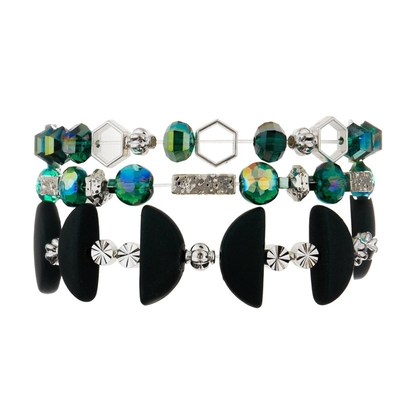 Las gotas de la forma de la luna con las gotas de cobre amarillo de plata dan a pulseras del arte la joyería creativa