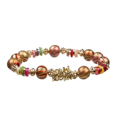 Pulseras hechas a mano apilables rojas de las gotas para la adolescencia de la moda con Zircon del arco iris