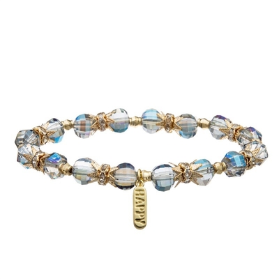 Color oro diario de la joyería de la pulsera de cuero hecha a mano de Boho de la capa doble