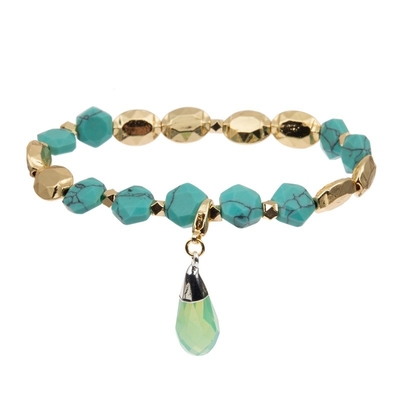 Piedras preciosas que curan unisex precioso de Crystal Stretch Beaded Bracelet Semi