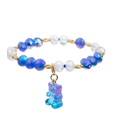 Regalo de Brithday del color del caramelo de las pulseras de Jelly Bear Charm Handmade Beads para la muchacha