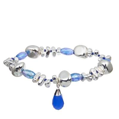 La pulsera apilable de cuero hecha a mano del estilo de la muchacha de Boho fijó Bule para el regalo del aniversario