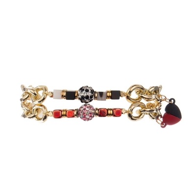 La pulsera magnética de la alambrada del encanto del corazón del amor fijó el regalo del día de tarjetas del día de San Valentín