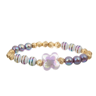 La flor brillante de múltiples capas de la lavanda gotea favores de partido ajustables de los regalos de cumpleaños
