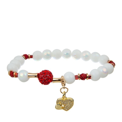 El encanto XOXO del corazón del oro modifica las pulseras hechas a mano de las gotas para requisitos particulares del nombre para el regalo de la novia