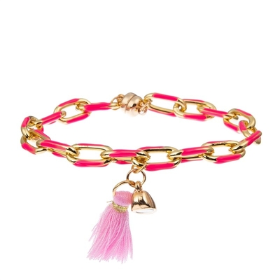 Pulseras hechas a mano de la alambrada del encanto magnético del corazón para el regalo del día de tarjetas del día de San Valentín del amante