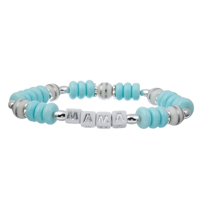 Pulsera moldeada personalizada regalo del nombre de encargo del día de la MAMÁ madres para la mamá