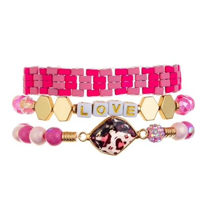 Tila pintado rojo gotea la pulsera hecha a mano de las gotas ajustable para la mujer